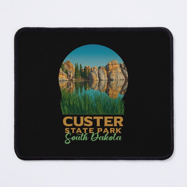 Item preview, Custer State Park South Dakota Vintage Poster designed and sold by LinaValearte.