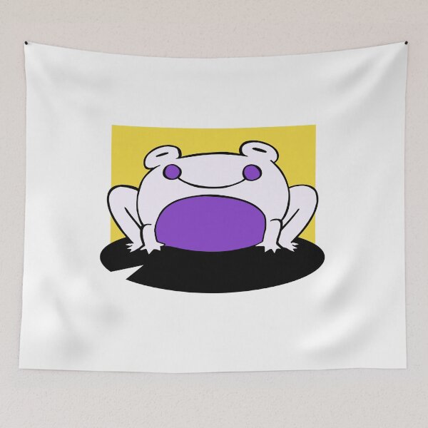 Item preview, Non-Binary Pride Frog designed and sold by walmartyuri.