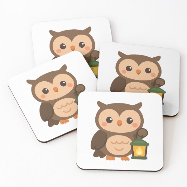Item preview, Follow Your Light Owl - Inspirational Forest Sticker designed and sold by foryouandyours.