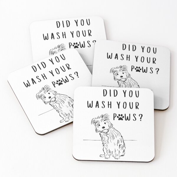 Item preview, Did You Wash Your Paws? | Funny Dog Lover Design designed and sold by romelleworks.