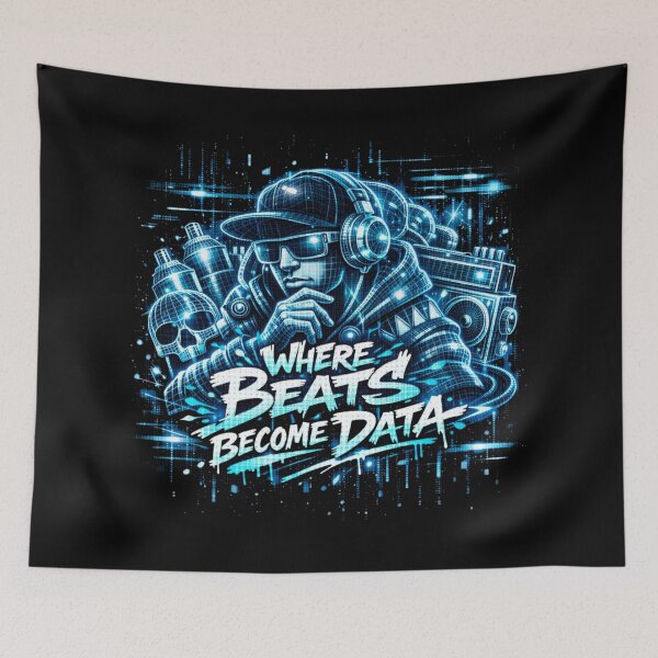 Item preview, Where Beats Become Data designed and sold by Cabrasco.