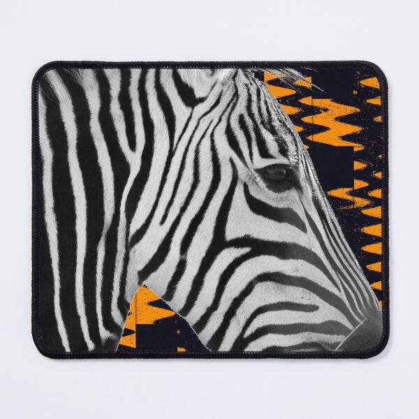 Item preview, Zebra Portrait OrangeBlack designed and sold by thupho.