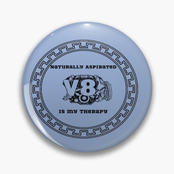 Item preview, Naturally Aspirated V8 Is My Therapy Funny Mechanic Art. designed and sold by Tama-sirth.