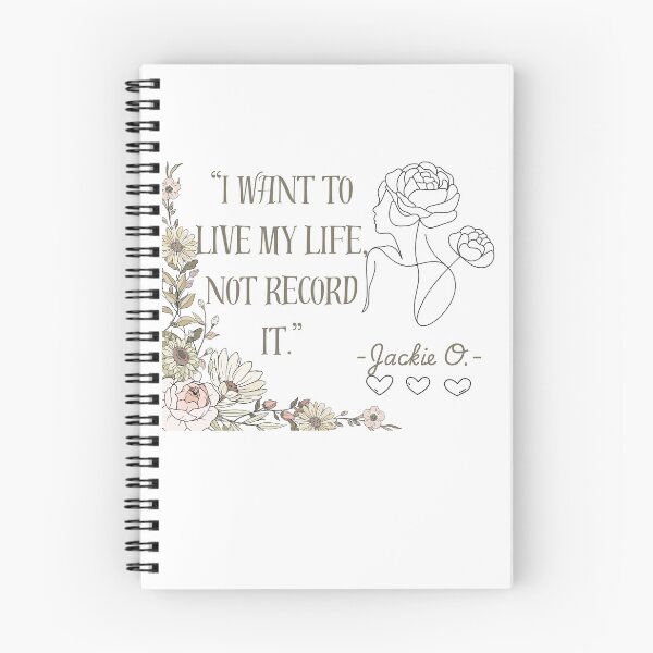 Item preview, Live - Jackie O Inspirational Quote Art designed and sold by iconiqueart.