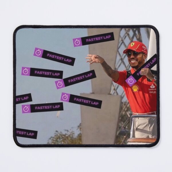 Item preview, Lewis Hamilton Fastest Lap Meme GP Barcelona 2026 designed and sold by myideal-shop.