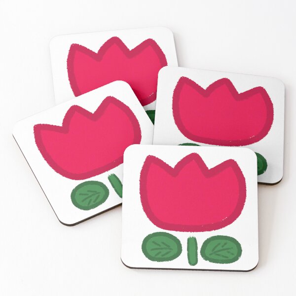 Item preview, Cute Hand Drawn Red Rose Crayon Style Sticker | Whimsical Floral Doodle Art designed and sold by somimalikkk.