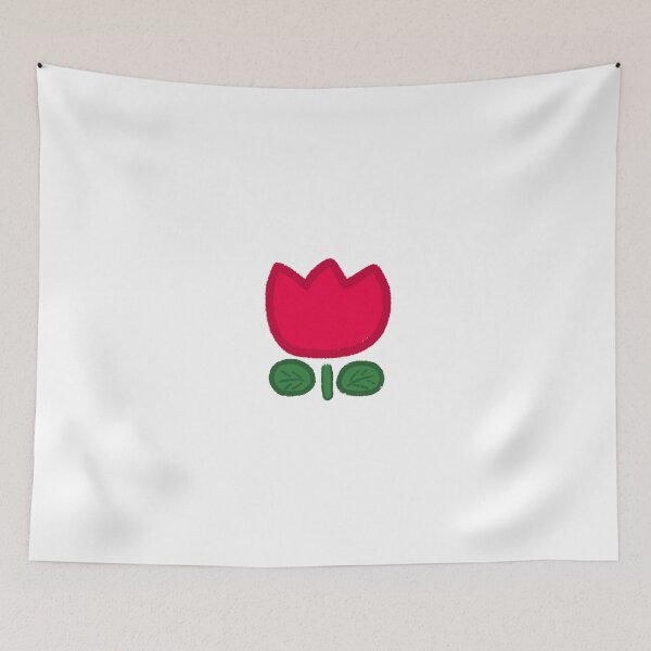 Item preview, Cute Hand Drawn Red Rose Crayon Style Sticker | Whimsical Floral Doodle Art designed and sold by somimalikkk.