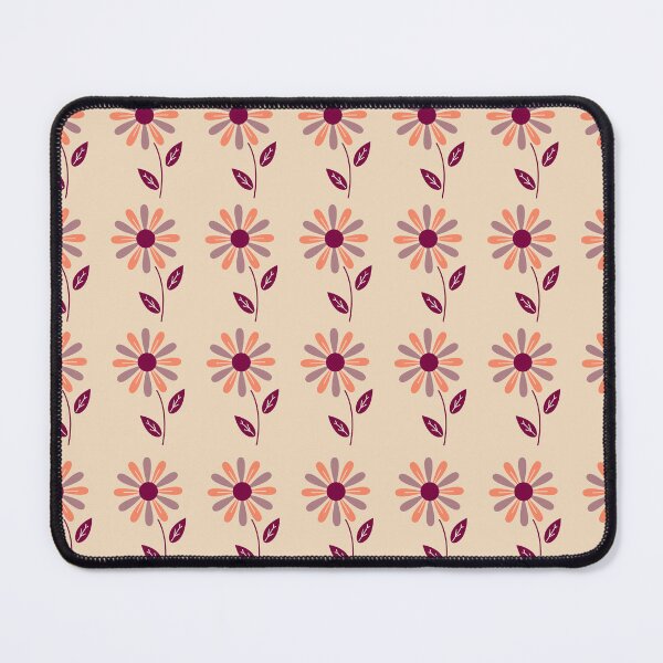Item preview, Retro Daisy Floral Pattern | Coral Mauve Vintage Seamless  designed and sold by Dino-Lune.