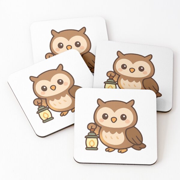 Item preview, Follow Your Light Owl - Inspirational Forest Sticker designed and sold by foryouandyours.