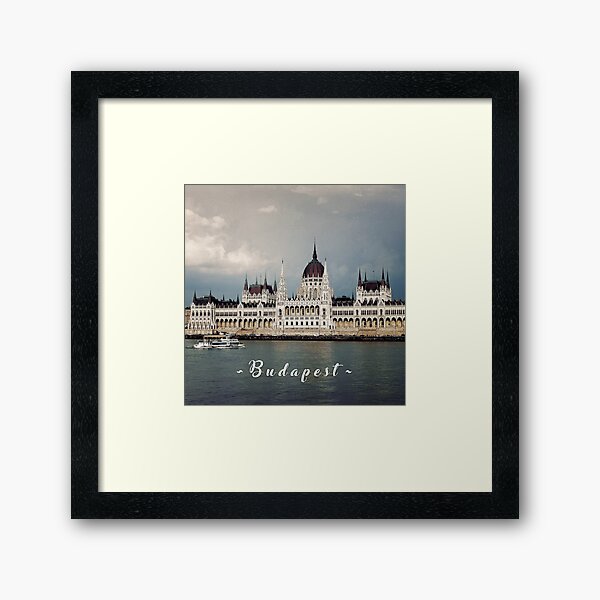 Hungarian Parliament in Budapest Framed Art Print