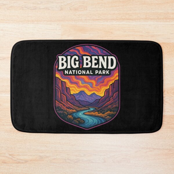 Item preview, Big Bend National Park Texas Trippy Art Travel designed and sold by TomFrontierArt.