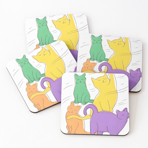 Item preview, colorful cat designed and sold by UniFound.