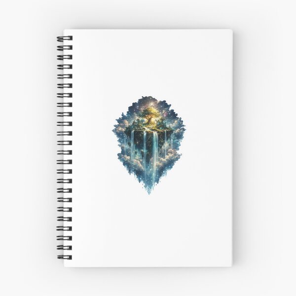Item preview, Celestial Floating Island Fantasy Sticker designed and sold by Euforiacreations951.