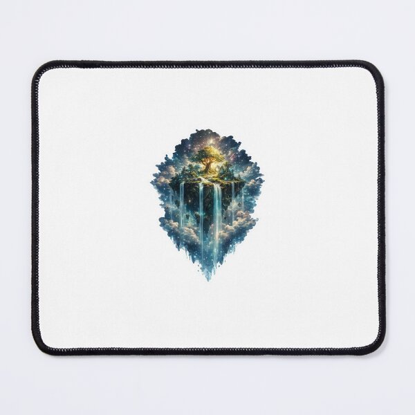 Item preview, Celestial Floating Island Fantasy Sticker designed and sold by Euforiacreations951.