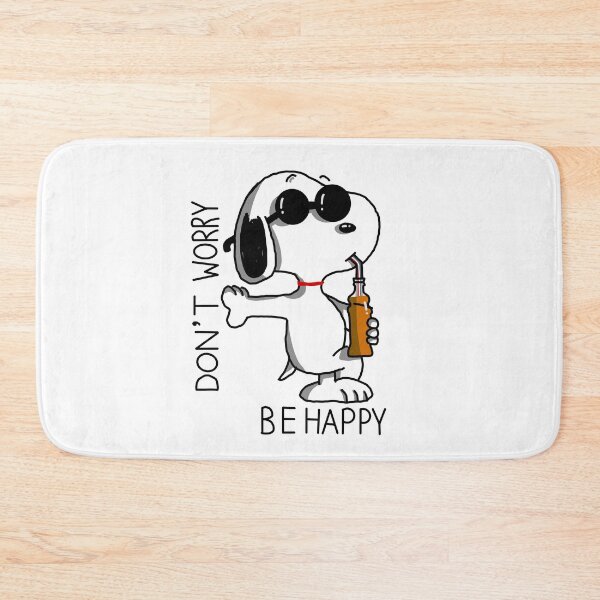 Item preview, Don't worry, be happy snoopy designed and sold by Katyslittlestickershop.
