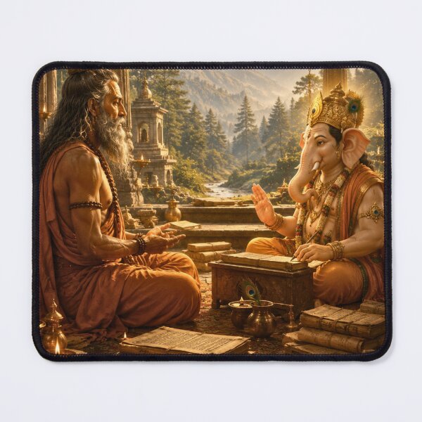 Item preview, Mahabharata Scribe Series: The Divine Agreement designed and sold by Homyar.