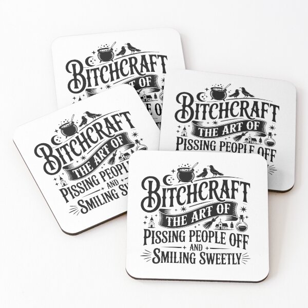 Artikelvorschau, Witchcraft The Art of Smiling Sweetly entworfen und verkauft von monas Art.