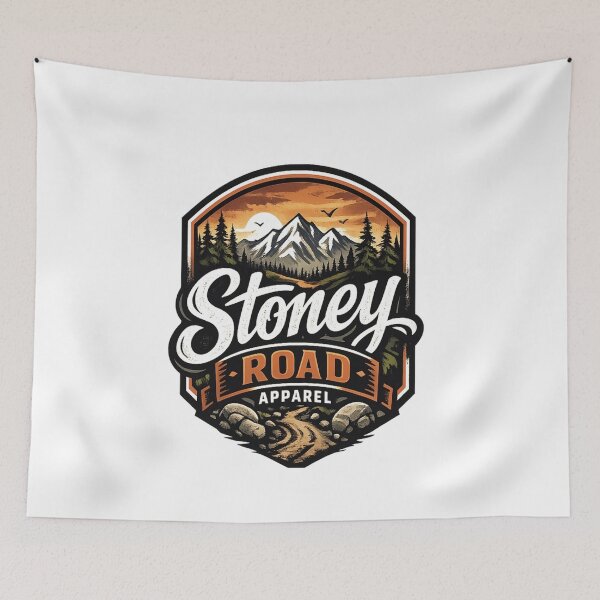 Item preview, A stoney road leading to mountain peak designed and sold by STONEYROADAPPAREL.