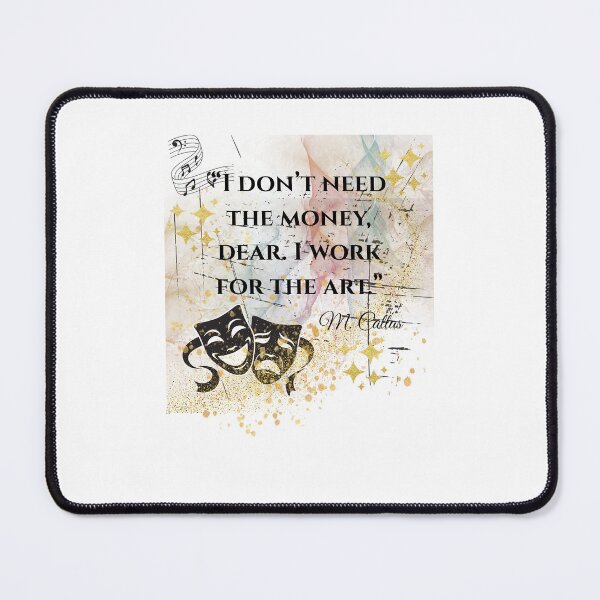 Item preview, Money - M. Callas Inspirational Quote Art designed and sold by iconiqueart.