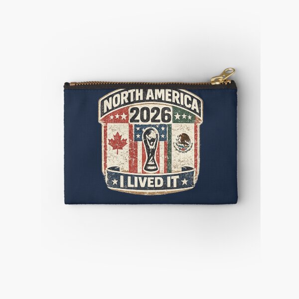 Item preview, North America 2026 I Lived It Vintage Football T-Shirt designed and sold by ArthUpscale.