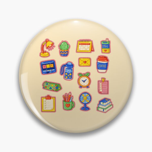 Item preview, Cute Study Essentials Sticker Pack designed and sold by TheRightNotes.
