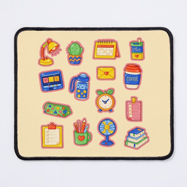 Item preview, Cute Study Essentials Sticker Pack designed and sold by TheRightNotes.