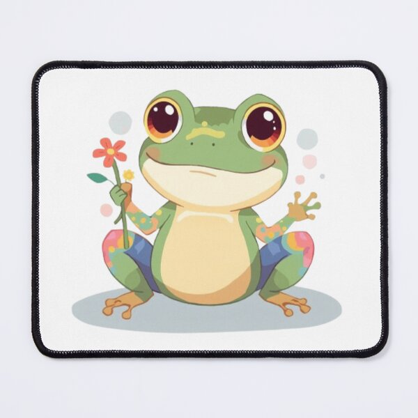 Item preview, Rainbow Frog Kawaii Sticker designed and sold by Stylestickers55.
