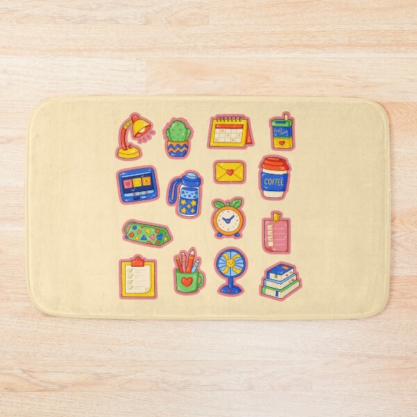 Item preview, Cute Study Essentials Sticker Pack designed and sold by TheRightNotes.
