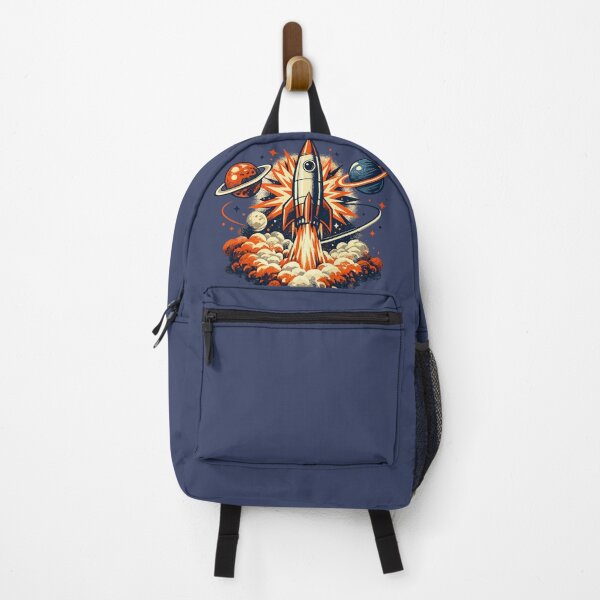 Item preview, Retro Space Age Rocket Ship Vintage Sci-Fi NASA Inspired Graphic designed and sold by MagicMakerPh⭐⭐⭐⭐⭐.