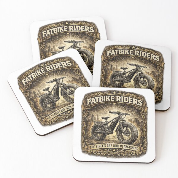 Item preview, Fatbike Riders The Streets Are Our Playground Design designed and sold by Hookesmode.