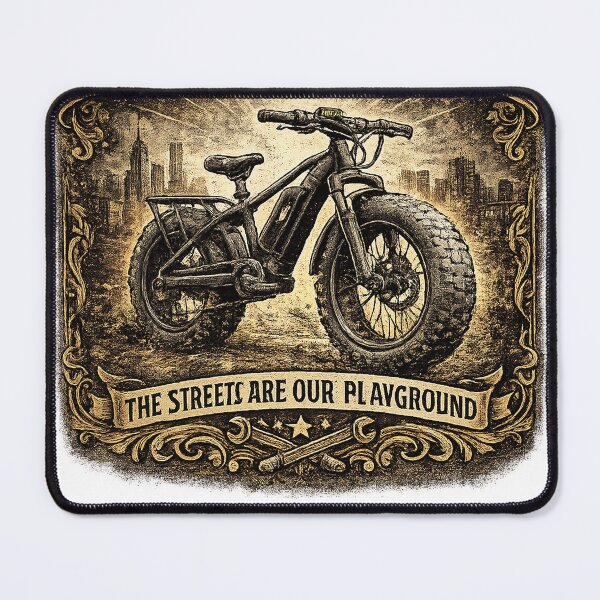 Item preview, Fatbike Riders The Streets Are Our Playground Design designed and sold by Hookesmode.