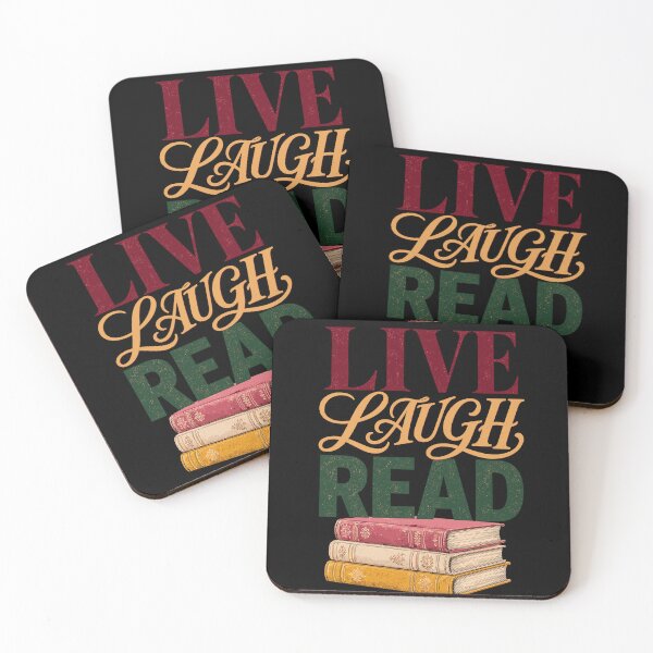 Item preview, Live Laugh Read Funny Bookish Reader designed and sold by soondoock.