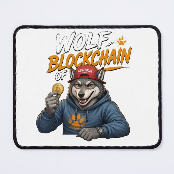 Item preview, wolf of Blockchain designed and sold by Mangurrian Shop.