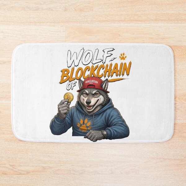 Item preview, wolf of Blockchain designed and sold by Mangurrian Shop.