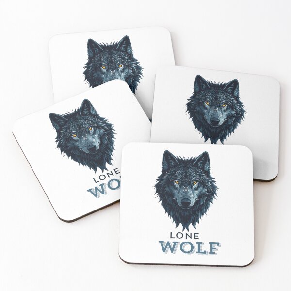 Item preview,  Moonlit Blue Wolf Head designed and sold by aminomen.