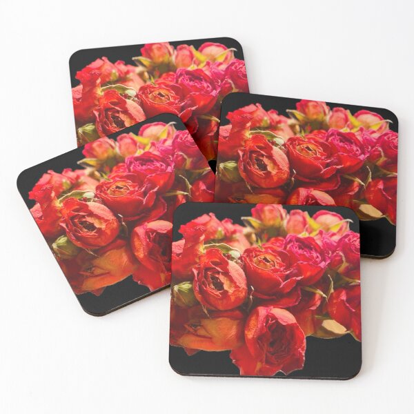 Item preview, Moody Dried Red Rose Bouquet Botanical Cutout designed and sold by BalkanBloom.