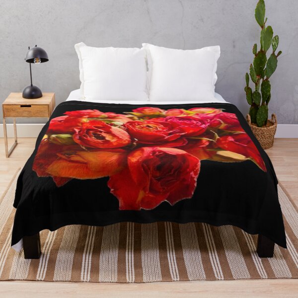 Item preview, Moody Dried Red Rose Bouquet Botanical Cutout designed and sold by BalkanBloom.