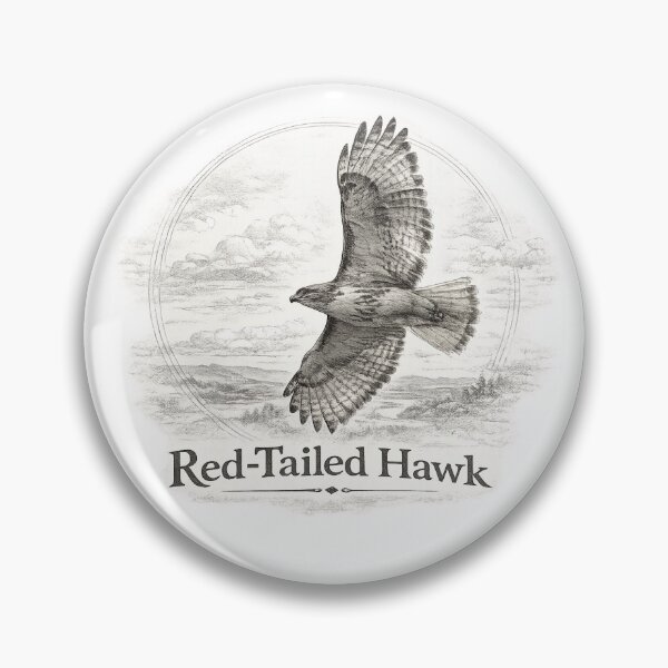 Item preview, Red-Tailed Hawk in the North Dakota Skys designed and sold by PerinOnTheRocks.