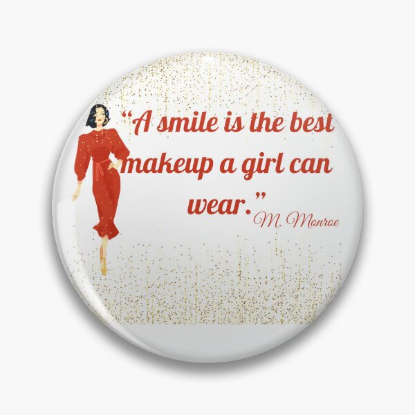 Item preview, Smile - Marilyn Monroe Quote Art designed and sold by iconiqueart.