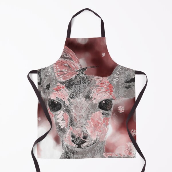 Item preview, Roe deer fawn thula-art red designed and sold by thupho.