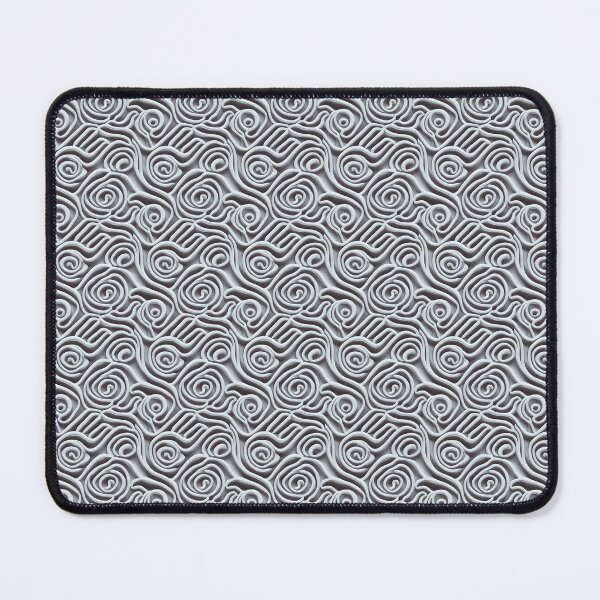 Item preview, An intricate monochromatic swirling pattern of gray organic shapes designed and sold by Beleza e Estilo.