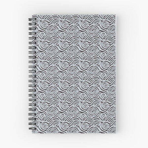 Item preview, An intricate monochromatic swirling pattern of gray organic shapes designed and sold by Beleza e Estilo.