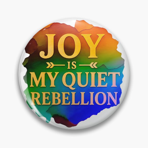 Item preview, Joy Is My Quiet Rebellion Colorful Ink Art designed and sold by TrinovaCreates.