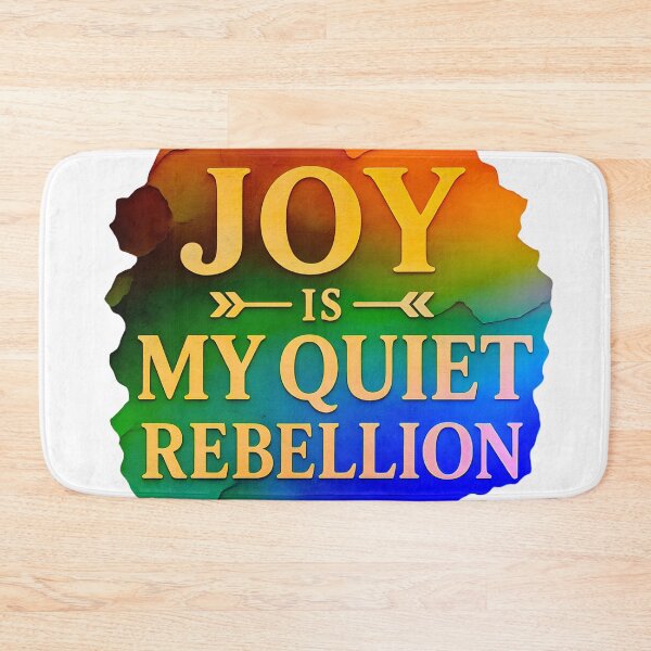 Item preview, Joy Is My Quiet Rebellion Colorful Ink Art designed and sold by TrinovaCreates.