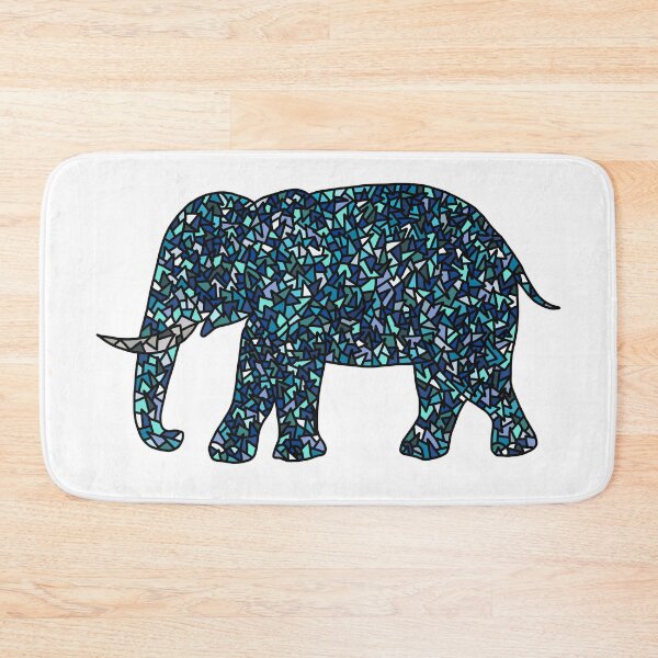 Item preview, Stained Glass Mosaic Elephant designed and sold by deedoesthings.