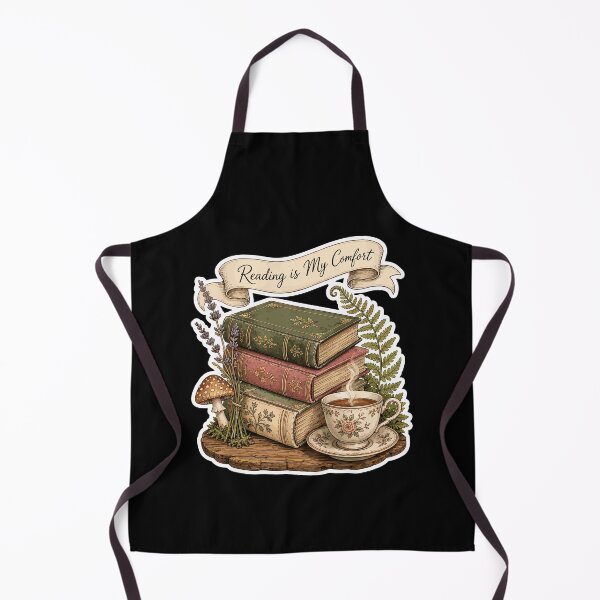 Item preview, Cozy Bookish Mushroom Cottagecore Reading designed and sold by soondoock.