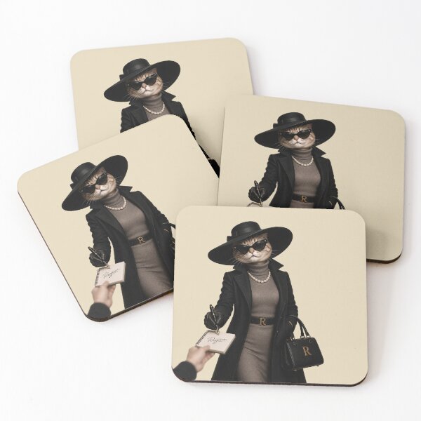 Item preview, Regina Signs Autographs – Elegant Fashion Cat designed and sold by Caradestrella.
