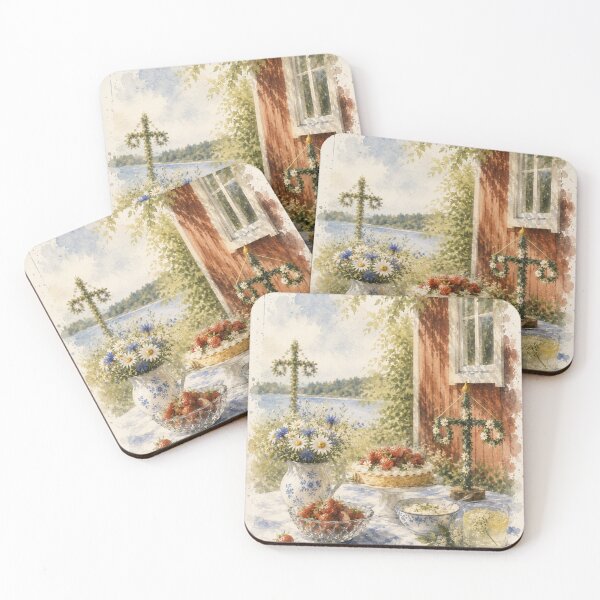 Item preview, Midsummer Lakeside Fika designed and sold by Weird & wonderful .