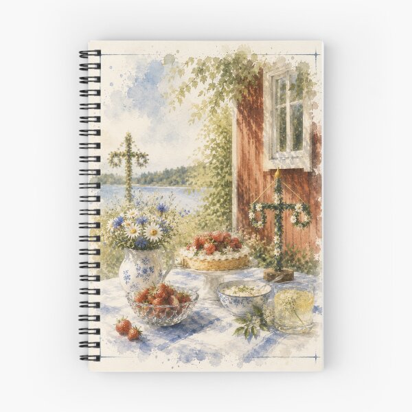 Item preview, Midsummer Lakeside Fika designed and sold by Weird & wonderful .