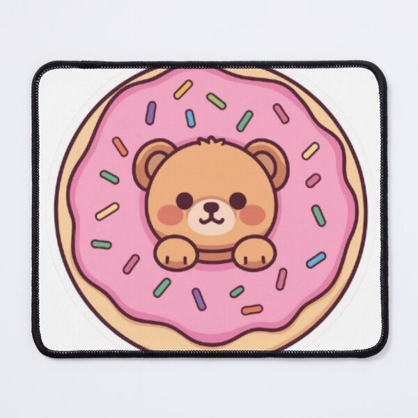 Item preview, Donut Bear Kawaii Sticker designed and sold by Stylestickers55.